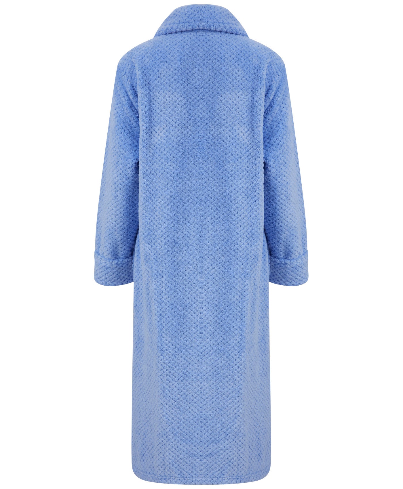 Slenderella Waffle Zip Robe Luxury Fleece Long Sleeve Dressing Gown Bathrobe  | eBay